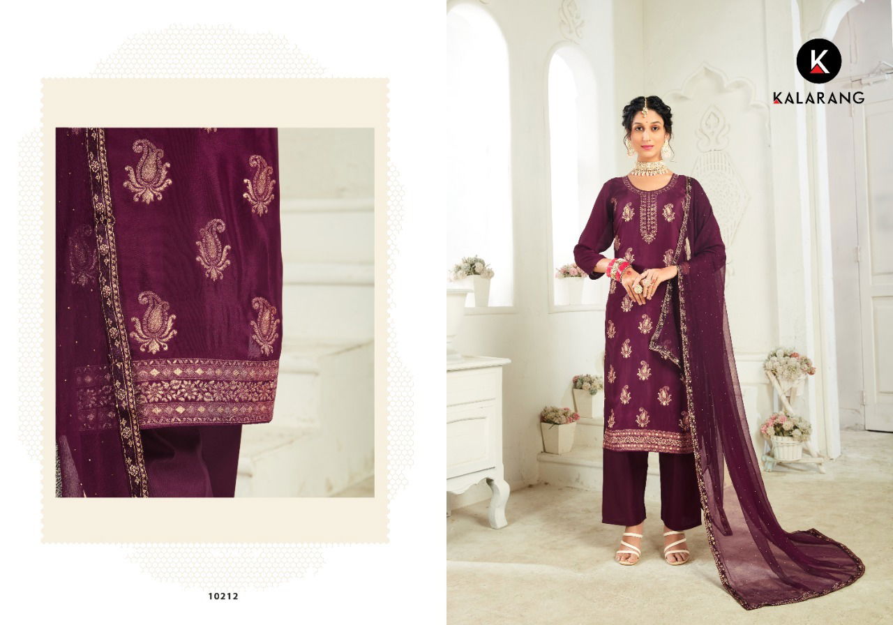 Kalarang Siddhi Heavy Wedding Wear Wholesale Designer Salwar Suits Catalog